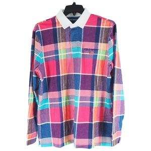 Polo Ralph Lauren Sport Madras Long Sleeve Rugby Shirt